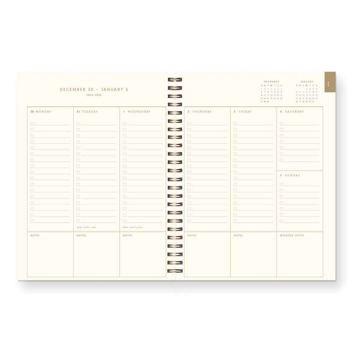 2026 striped planner